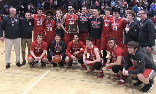 Sandy Valley Boys Basketball - Division 3 East District Champions