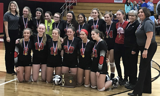 Tuscarawas Valley Volleyball - Division III East 2  District Champions